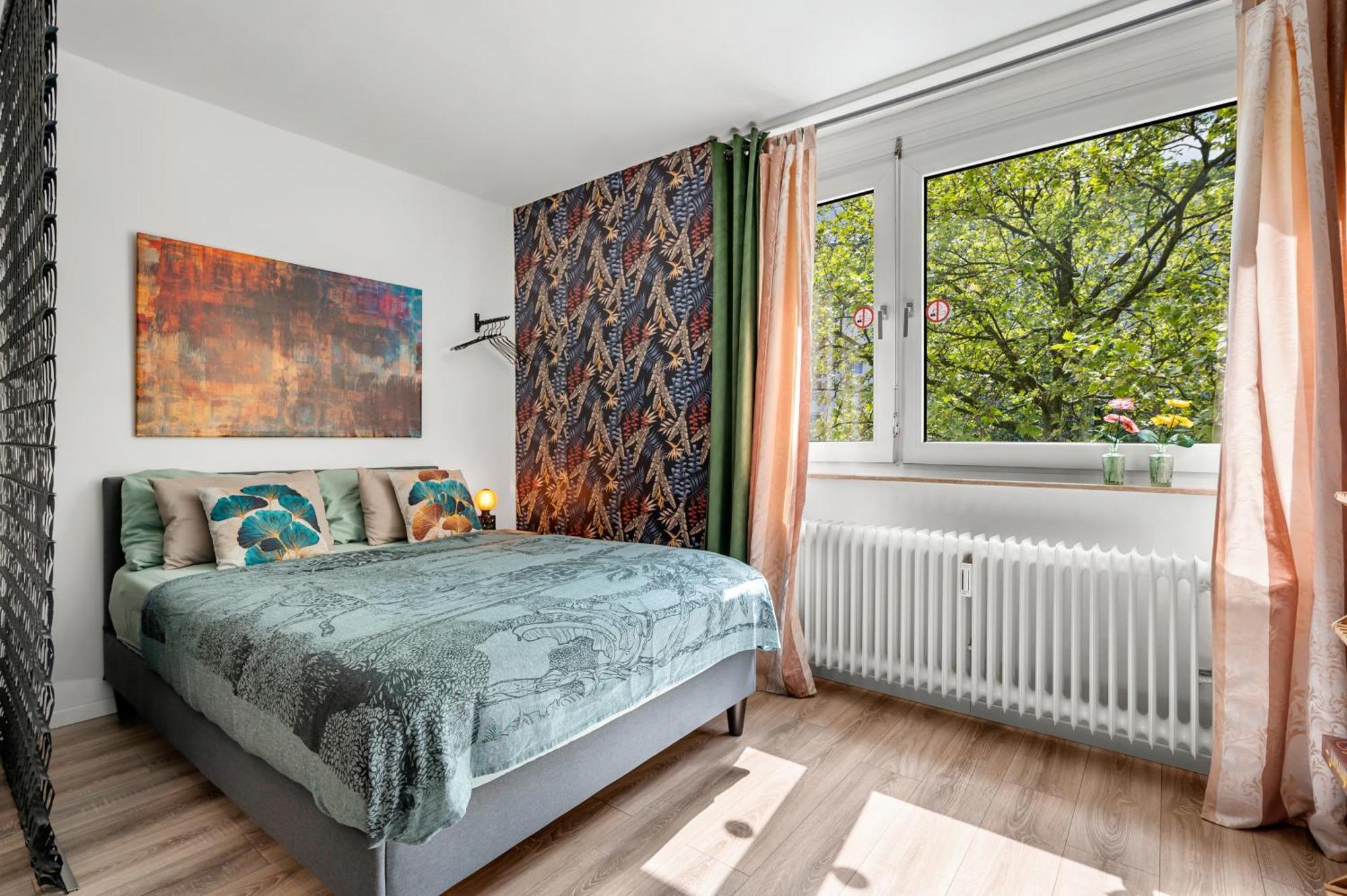 Urban Jungle Studio Apartment Offenbach am Main Ngoại thất bức ảnh